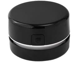Mini Handheld Tafelstofzuiger Zwart, Bureauaccessoire voor Diamant Nail Art Gereedschap, Compact Stofzuiger voor Nagelpoeder en Bureaustof,Batterij