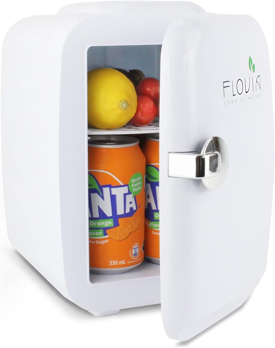 Mini Koelkast 4L - 2-in-1 Koelen en Warmhouden - 220V/12V - Draagbaar - Kantoor, Slaapkamer, Auto, Camping — afbeelding 1