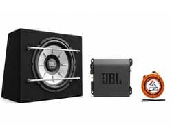 JBL STAGE STARTERPACK1000GT – Subwoofer Set – Stage 1200B 12 Inch – GT 80021 Versterker – Inclusief Kabelset – 1000W