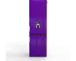 NUNKI LARGEH2O-APLU / Combi Bottom Koelkast, E klasse, 268l, Waterdispenser, Plum Explosion, Gloss (ALL sides)
