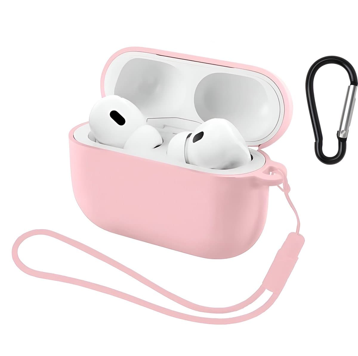 Studio Air® Airpods Hoesje Pro 3 Siliconen Case - Roze - Hooked - Soepel Airpod Hoesje voor Airpods Pro 3 (model 2025) — afbeelding 1