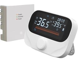Slimme Thermostaat - Wifi Thermostaat - Temperatuur Regelen - App en Spraakbesturing - 118x24x86cm - Wit
