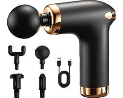 Massagepistool - Spierstimulator - Spierherstel - Stille Motor - 6 Snelheden - Zwart