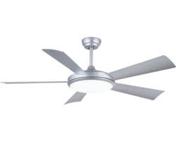 Evolar Smart Plafondventilator met Verlichting en WiFi - 132 cm - Stille Plafondlamp met Ventilator - Dimbaar Warm Wit Licht (LED) - EVO-CF52SNW