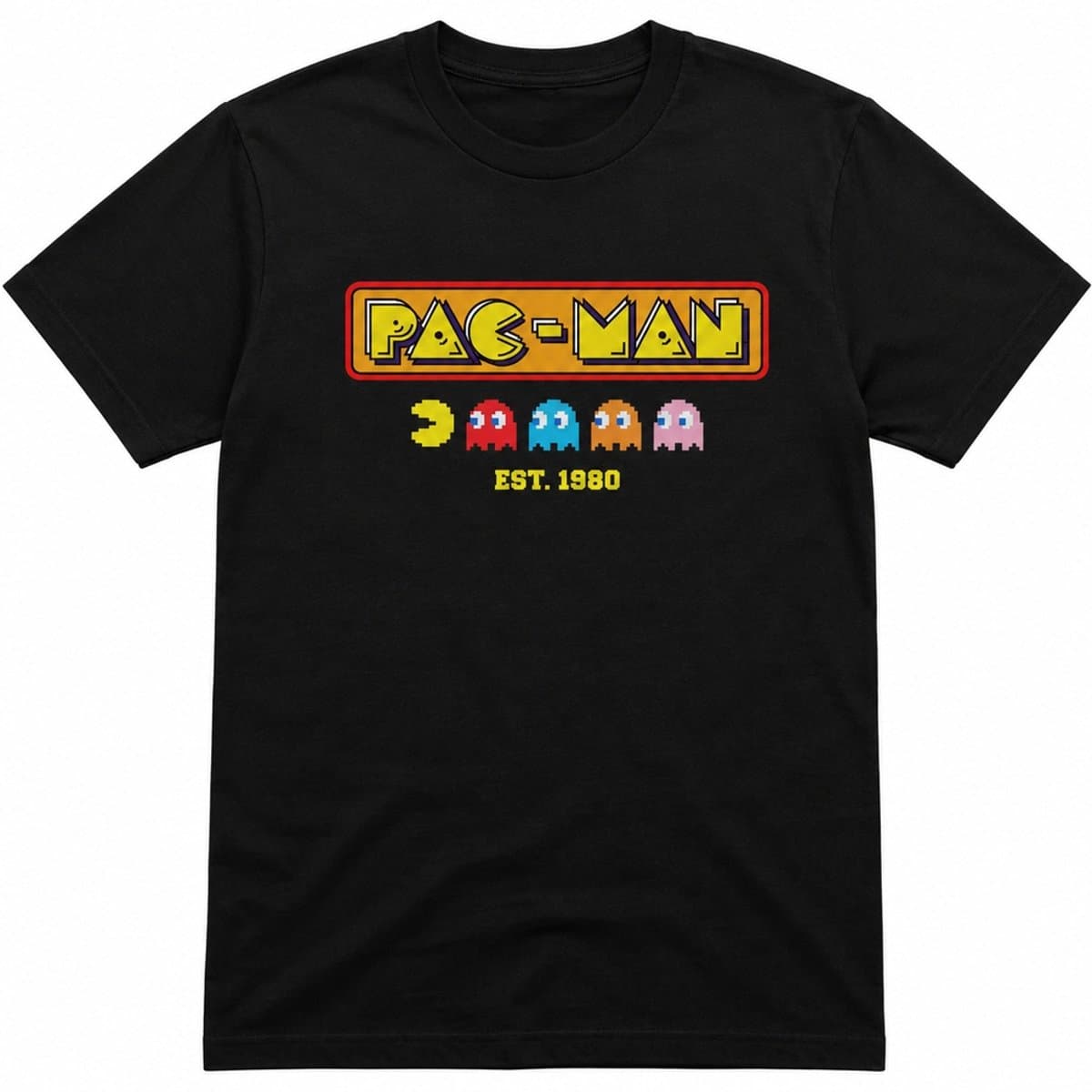 Pac-Man - Logo Est. 1980 T-shirt 4XL — afbeelding 1