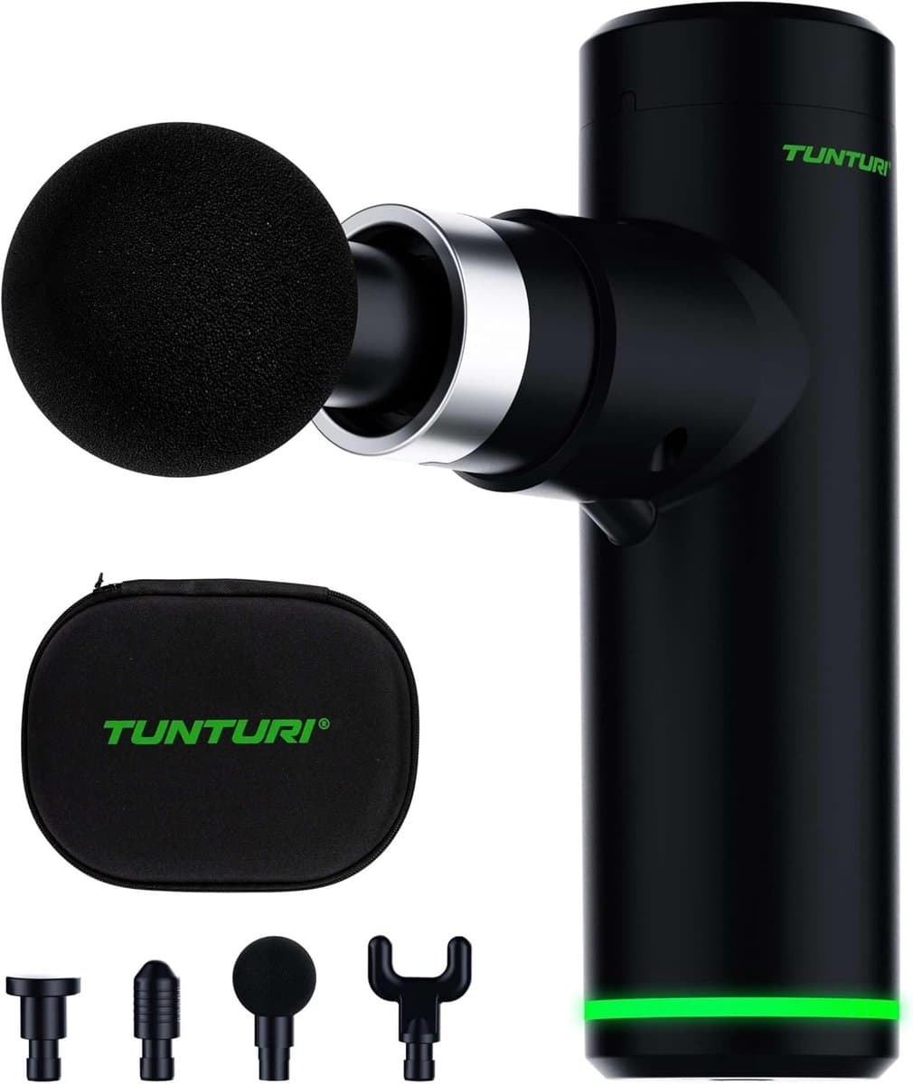 Thijox - Massage Gun Mini - Draadloze Spiermassageapparaat - Compact - Ideaal voor Thuis, Sport en Ontspanning - Verlicht Spierpijn en Stijfheid - Zwa — afbeelding 1