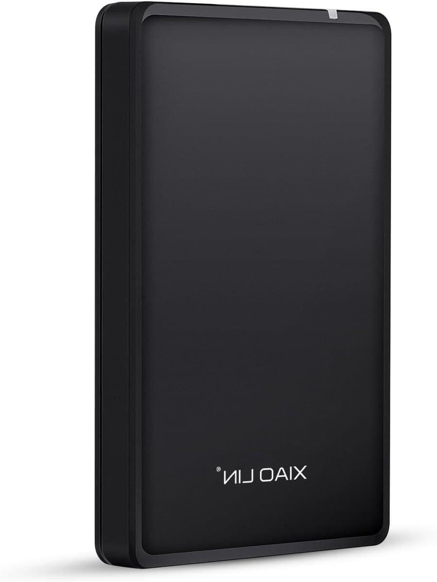 Externe Harde Schijf - Draagbare Opslag - Snelle Data Overdracht - Plug-and-Play - 750 GB - Zwart — afbeelding 1
