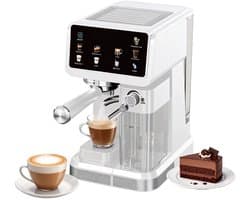 Lamor Koffiemachine - Espressomachine - Koffieapparaat - Espressomachines - Koffiemachines - Melkopschuimer - 6 programma's