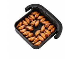 Zerova Dubbele Airfryer - Heteluchtfriteuse - Heteluchtoven - Oven - Bakoven - LED Touchscreen - 10 Programma’s - 2000W - Zwart