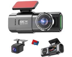 Zavio® Dashcam voor Auto - Auto Camera - Dashcam Voor en Achter Draadloos