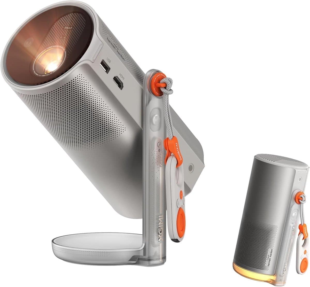 Draagbare Laserbeamer – Triple Laser – Google TV – 1080P Full HD – 2,5 Uur Batterij – 550 ISO Lumen — afbeelding 1