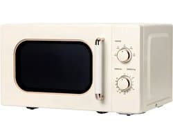 SNJY® Magnetron Vrijstaand - Microgolf - Microwave - 5 Standen - 20 Liter - 36,3D x 44B x 25,9H cm - 700W - Crème