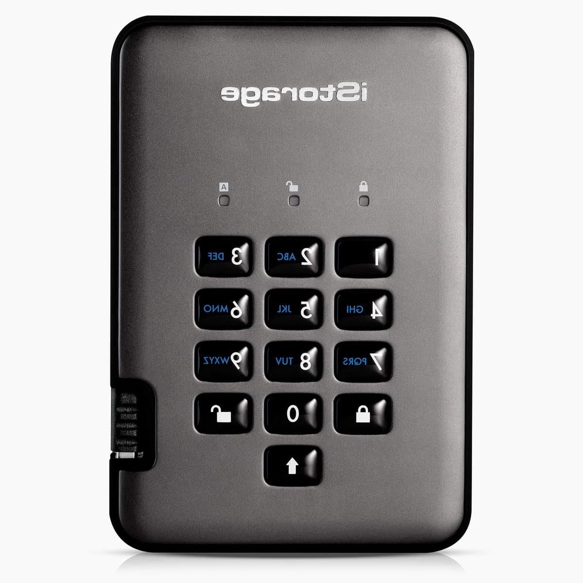 Externe Harde Schijf - Beveiligde Opslag - Data Beschermen - FIPS 140-2 Level 2 - 1 TB - Grafiet — afbeelding 1