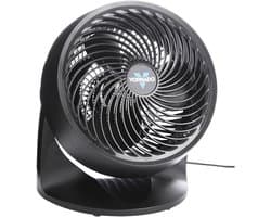 Tafelventilator Stil 3 Snelheden Compacte Luchtcirculator 23 m Luchtbereik Verstelbare Kantelhoek Zwart