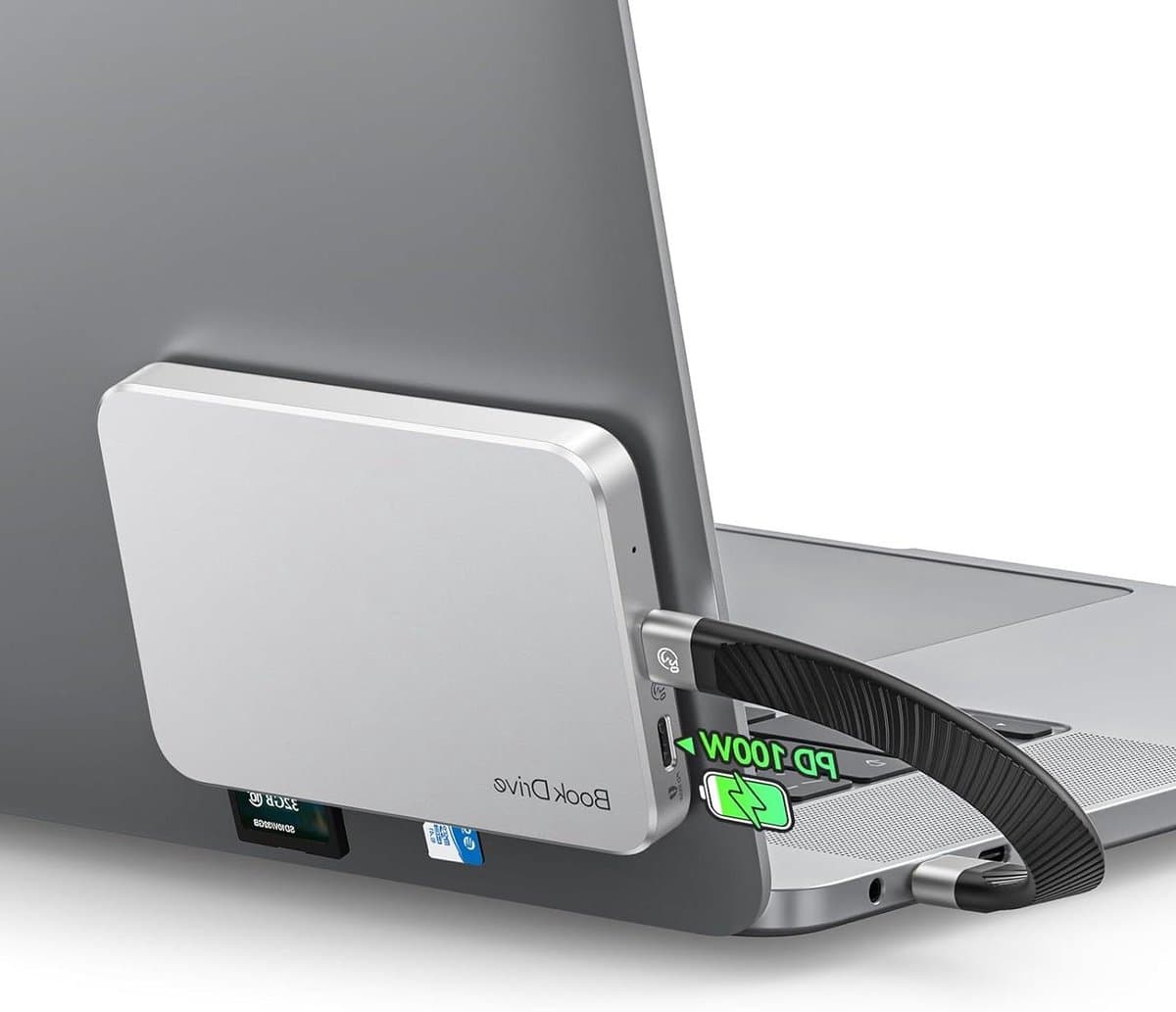 Magnetische Externe SSD - Draagbare Opslag - Bestanden Overzetten - Plug-and-play - 1 TB - Zwart — afbeelding 1