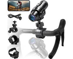 Fiets/Motorfiets Helm-Dashcam - 1080P - Waterdicht - Live streaming via wifi - ShopVlot