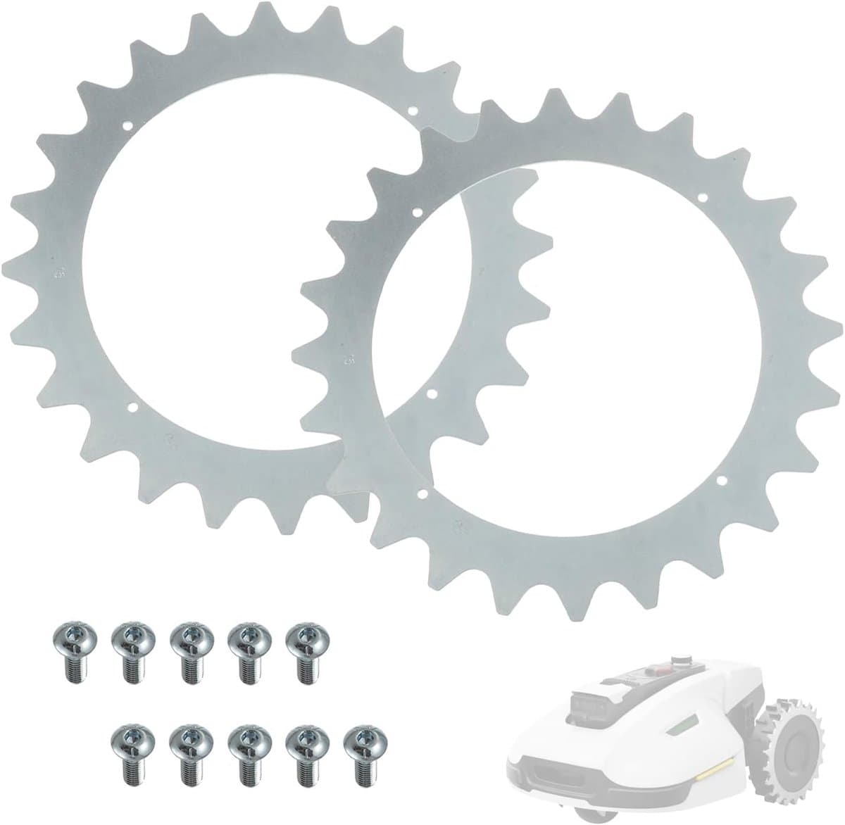 Grasmaaier traction assist TLMA-01 - 2 stuks - geschikt voor Yuka 1500/2000 - ShopVlot — afbeelding 1