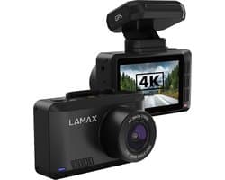 SnelShoppen - Dashcam 4K met GPS, 170° Hoek, G-Sensor, WDR Technologie, Ideaal voor Auto, Verkeerssituaties, Nachtopnamen