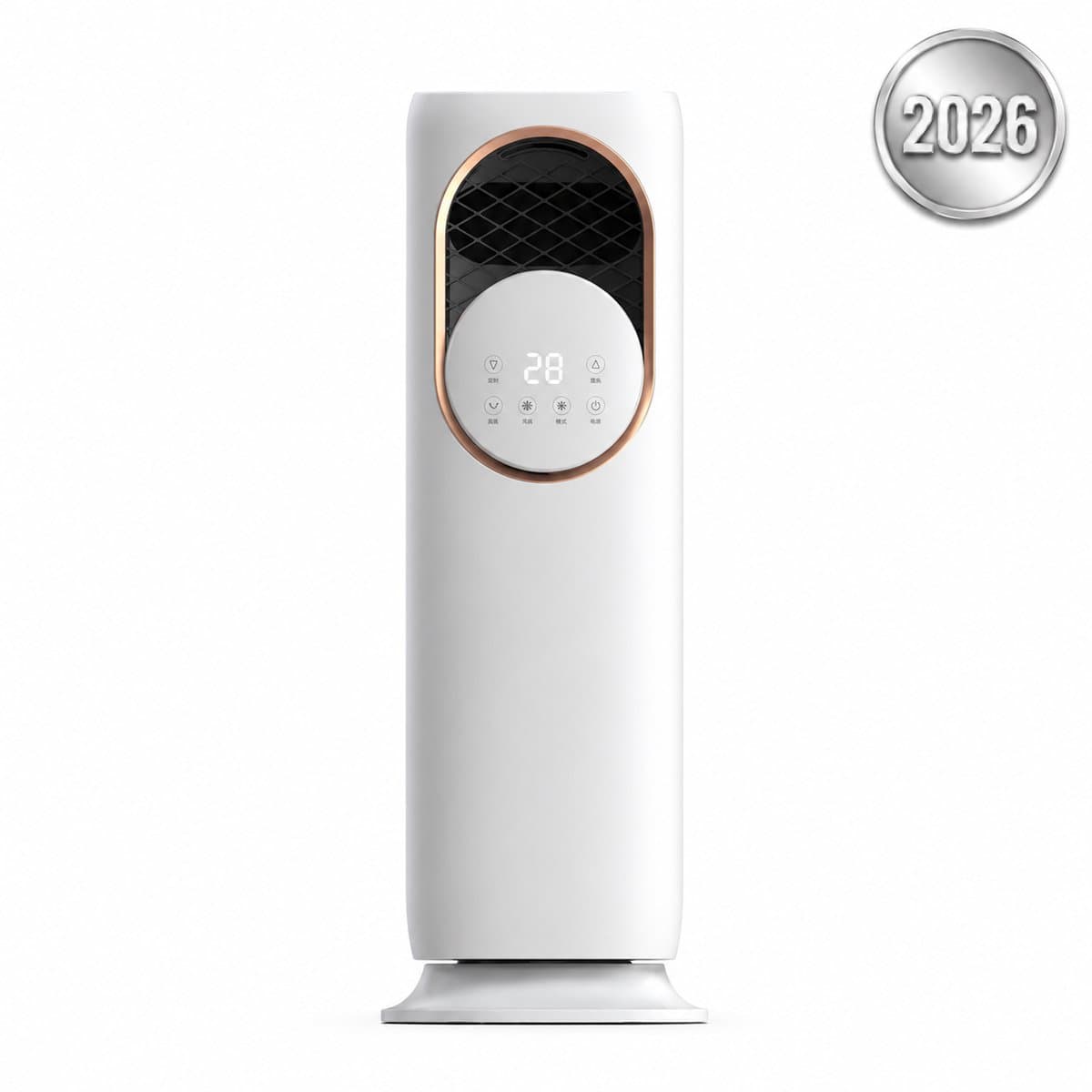 4-in-1 Mobiele Airco Zonder Afvoerslang – Koelen, Verwarmen & Ventileren – Energiezuinig – Verrijdbaar – Timerfunctie – Voor Woonkamer, Slaapkamer & Kantoor — afbeelding 1