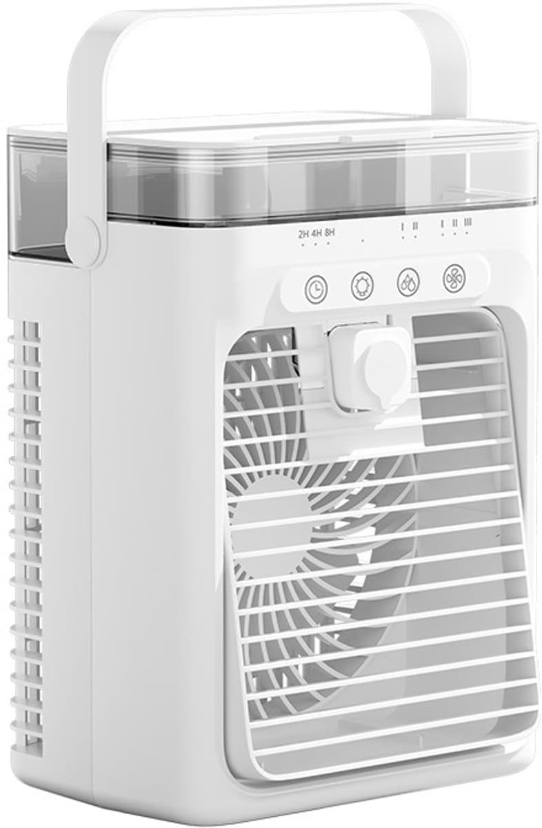 LISM-Draagbare airconditioner, persoonlijke verdampingskoelradiator, mini-airconditioner met 3 snelheden, mini-airconditioner, koelventilator Geschikt voor auto, bureau, camping, slaapkamer en kantoor — afbeelding 1