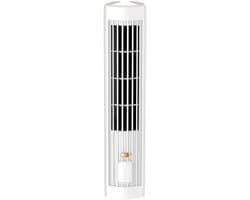 Stille oplaadbare bureauventilator met instelbare luchtstroom, koelventilator van ABS materiaal voor kantoor en slaapkamer