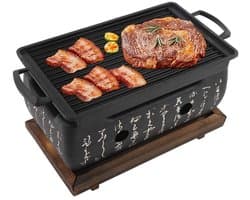 Japanse Stijl Barbecue Grill - Mini Houtskool Kachel - Voor Gezellige - Hibachi voor Yakiniku - Perfect voor Camping