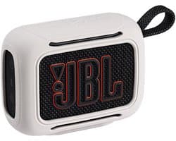 Beschermhoes geschikt voor JBL Go 5 Bluetooth Speaker - Meerdere Kleuren - Schokbestendig - Krasbestendig - Siliconen - Hoesje - Case - Bescherming - Grijs