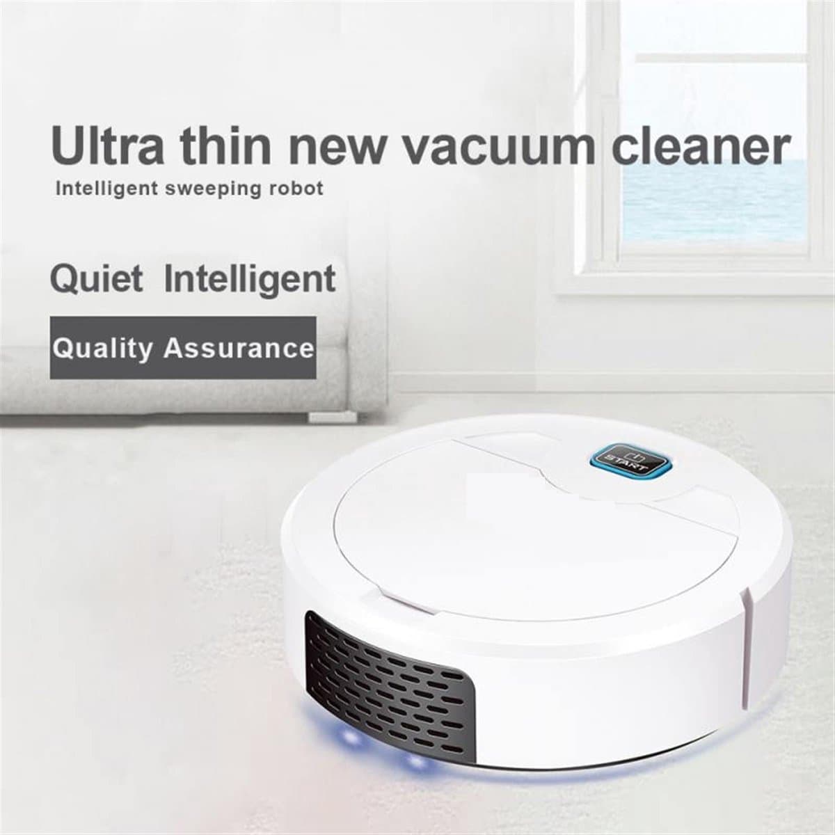 THEROB Smart robot stofzuiger met UV licht. (wit) — afbeelding 1