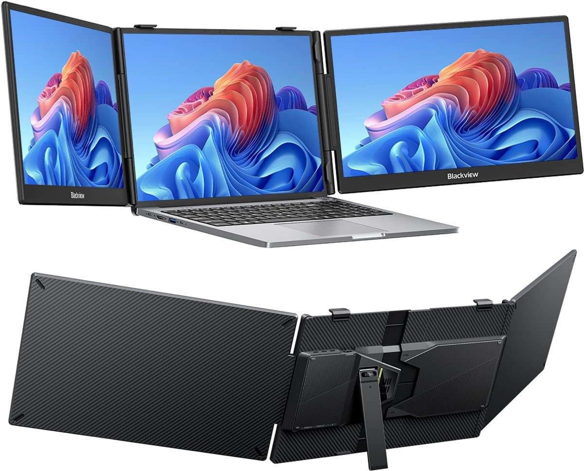 Blackview DCM5 Monitor - 14 inch IPS 1080P FHD Dubbel Scherm - Laptopscherm: 13-17,3" - USB-C — afbeelding 1