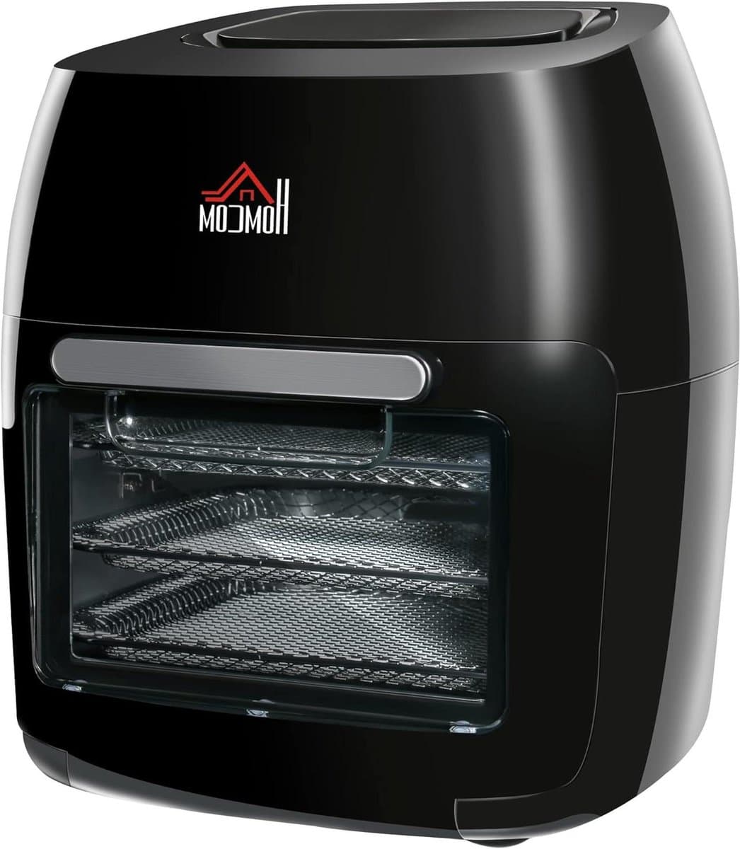 Heteluchtfriteuse Oven - Airfryer XXL - Gezond Koken - 360° Luchtcirculatie - 11 Liter - Zwart — afbeelding 1