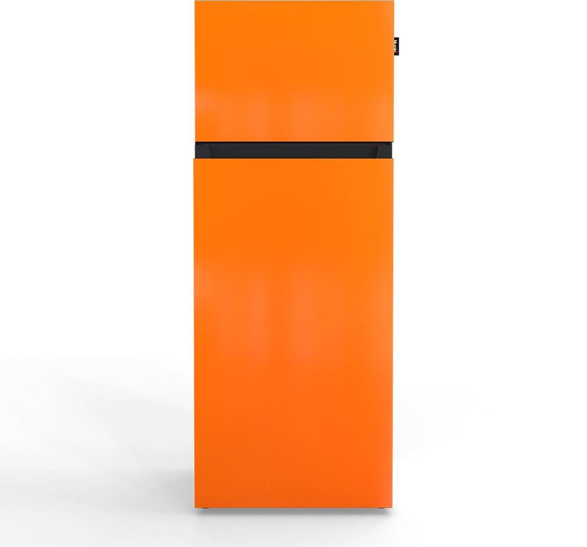 NUNKI MEDIUM-AORA Dubbel-Deurs Koelkast, E Klasse, 206l, Gloss Bright Orange All Sides — afbeelding 1