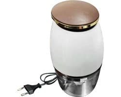 Elektrische Keukenmachine - Groente Snijder - Maaltijd Bereiding - Vier Bladen Ontwerp - 700 ml Inhoud - Wit