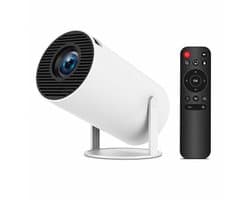 4K Smart Projector - Draagbare Beamer - Android 11 - Wifi 6 - Bluetooth 5.4 - Native 720P HD - Automatische Keystone Correctie - 180° Draaibaar - Ingebouwde Speaker - Voor Thuisbioscoop, Gaming en Presentaties