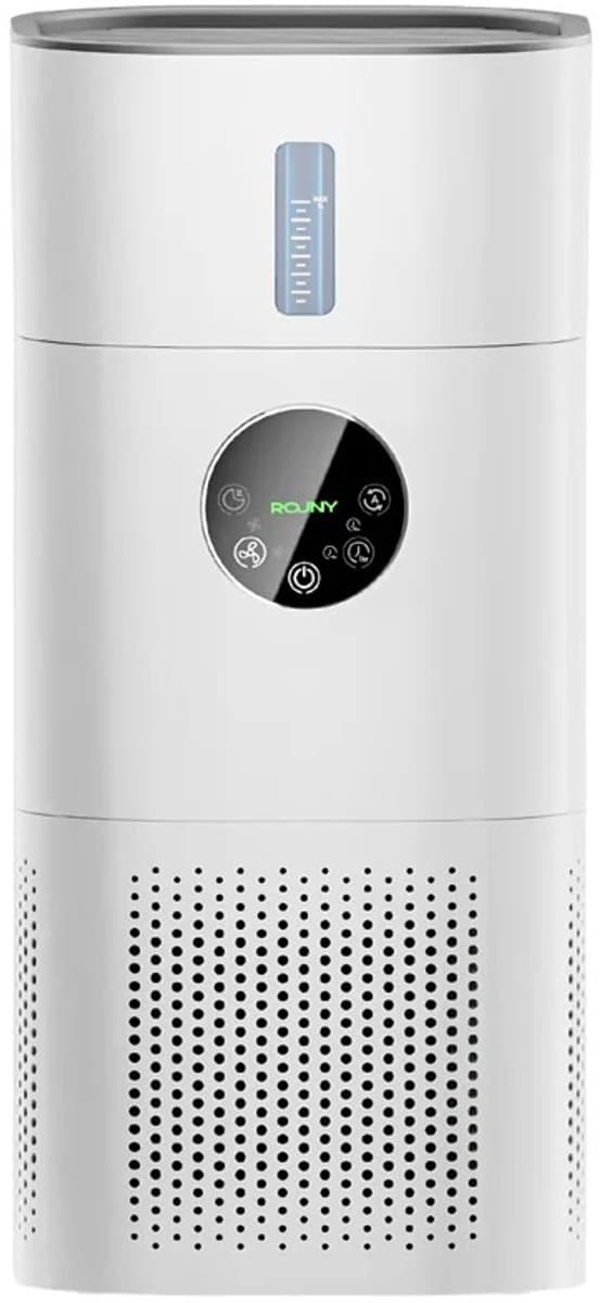 LUMÈ STORE Luchtreiniger & Luchtbevochtiger 2-in-1 – HEPA H13 Filter – Tegen Allergie, Rook & Huisdierenhaar – Stil – 35-60m – Wit — afbeelding 1