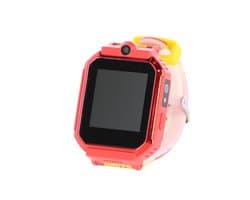 Accutime Kinderhorloge Pikachu - Smartwatch Kind - Kinderhorloge met Spelletjes - Smartwatch Kinderen - Selfie Camera - Rood