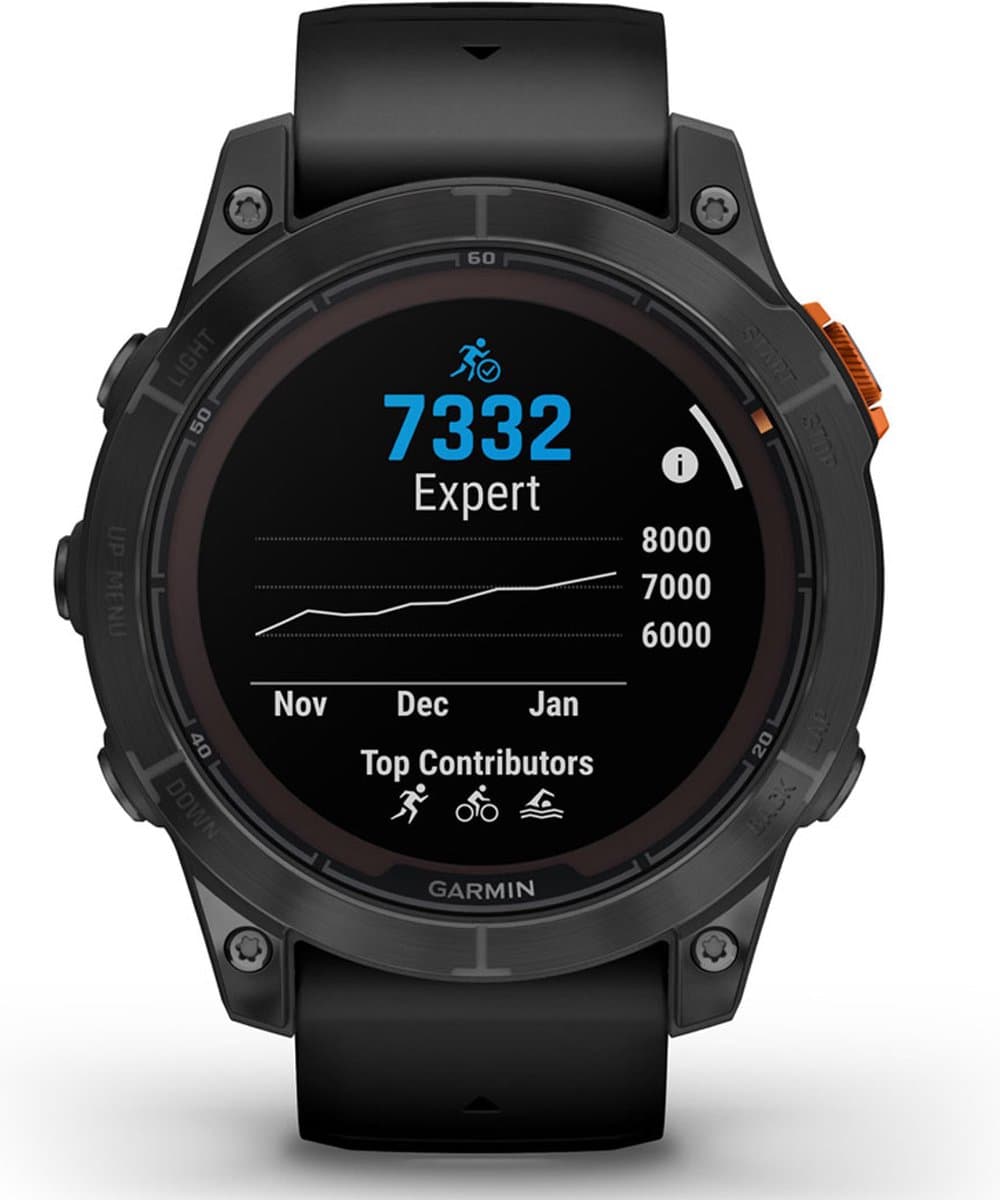 Garmin Fenix 7 Pro Solar - Smartwatch - Sporthorloge - Zon oplaadbaar - Tot wel 37 dagen Batterij - 47mm - Zwart — afbeelding 1