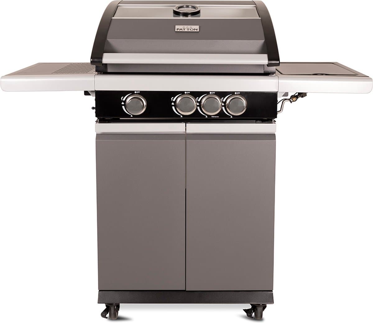 Patton Patio Pro Chef 3+1 Gasbarbecue - Frozen Grey — afbeelding 1