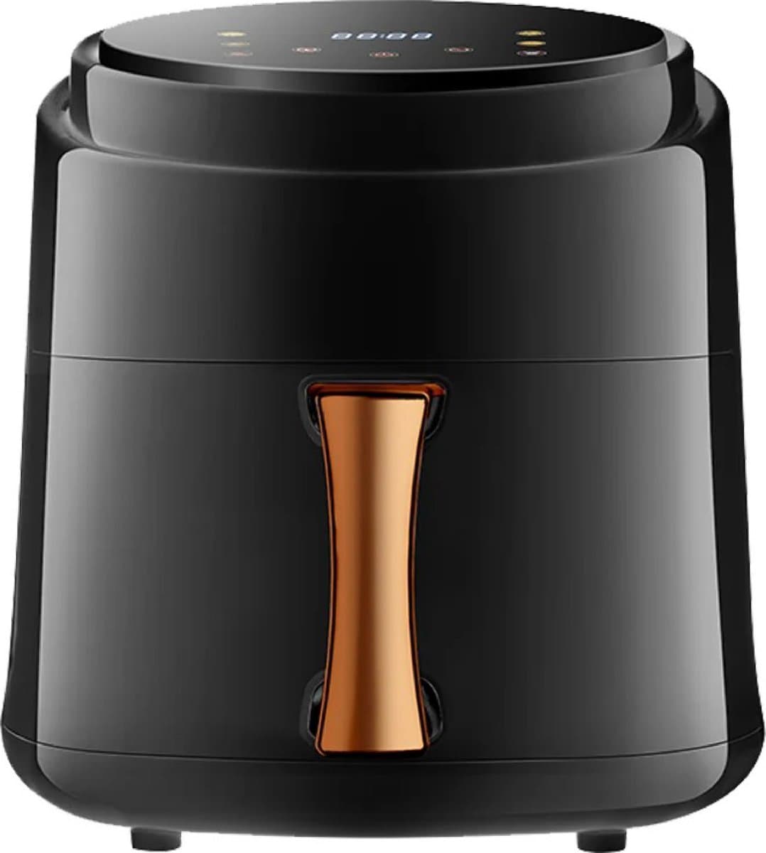 Jemaison® Airfryer 8 liter - Touchscreen - Heteluchtfriteuse - Bakken zonder olie - Airfryers - Airfryer xxl - Zwart - 33x33x31 cm — afbeelding 1