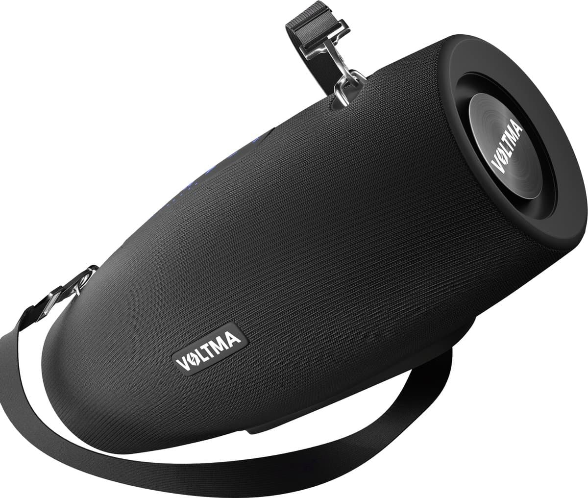 Voltma Echo Bluetooth Speaker 75W - Draadloze Draagbare Luidspreker - IPX6 Waterdicht - 360° Surround Sound - 45 Uur Speeltijd - Ingebouwde Microfoon - 3 EQ Modi - AUX, TF & USB - Zwart — afbeelding 1