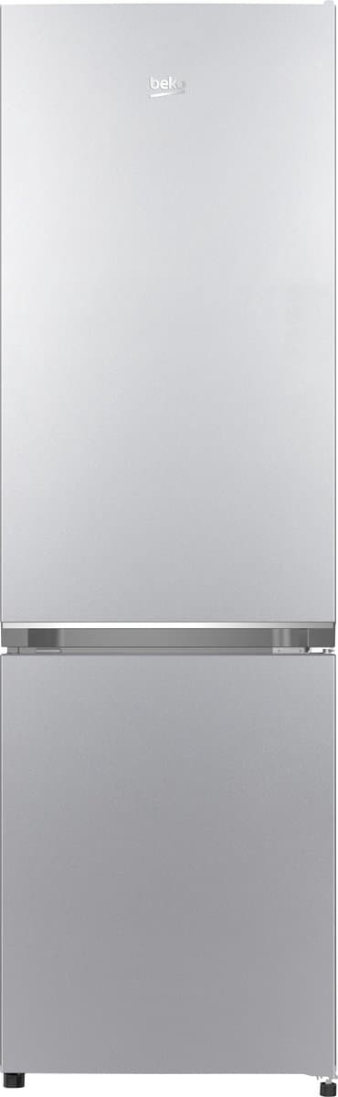 BEKO B3RCSO255S - Koel-vriescombinatie - breedte 54 cm - hoogte 177 cm - inhoud 262 l Zilver — afbeelding 1