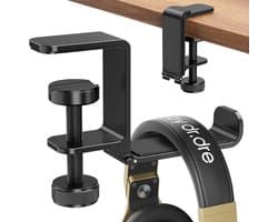 Universele Hoofdtelefoonstandaard Onder Bureau - Opvouwbare Headset Houder met Klem