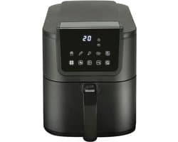 Aurixi® Airfryer xl - Airfryer xxl - Heteluchtfriteuse - 5 Liter - met keramische antiaanbaklaag - Zwart - 29cm x 23cm x 40cm