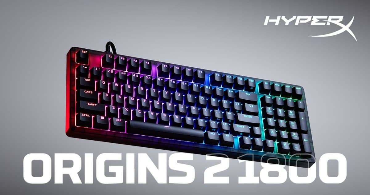 HyperX Origins 2 1800 Gaming Toetsenbord Qwerty — afbeelding 1