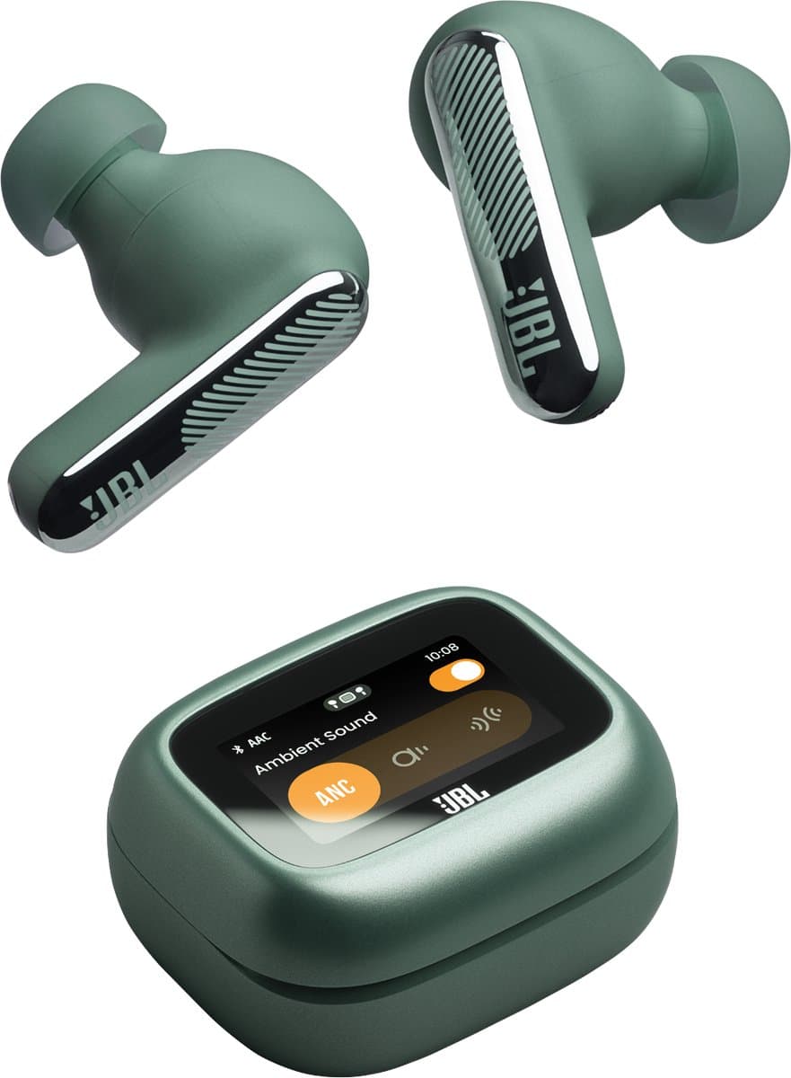 JBL Live Beam 4 Draadloze oordopjes met Noise Cancelling en Smart Case (2026) Groen — afbeelding 1