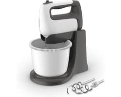 DYNA® Mixer met mengkom - Mixer - Mixer met mengkom keukenmachine - Wit En Zwart - 10cm x 28cm x 32cm; 2 kg