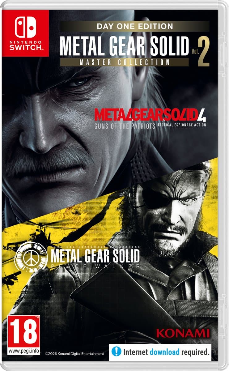 Metal Gear Solid Master Collection Volume 2 - Day One Edition - Nintendo Switch — afbeelding 1