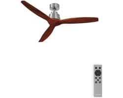 CREATE - Stille plafondventilator van 40 W met technische ABS-bladen, verkrijgbaar in verschillende maten - M - Geen licht - Afstandsbediening - WIND STYLANCE