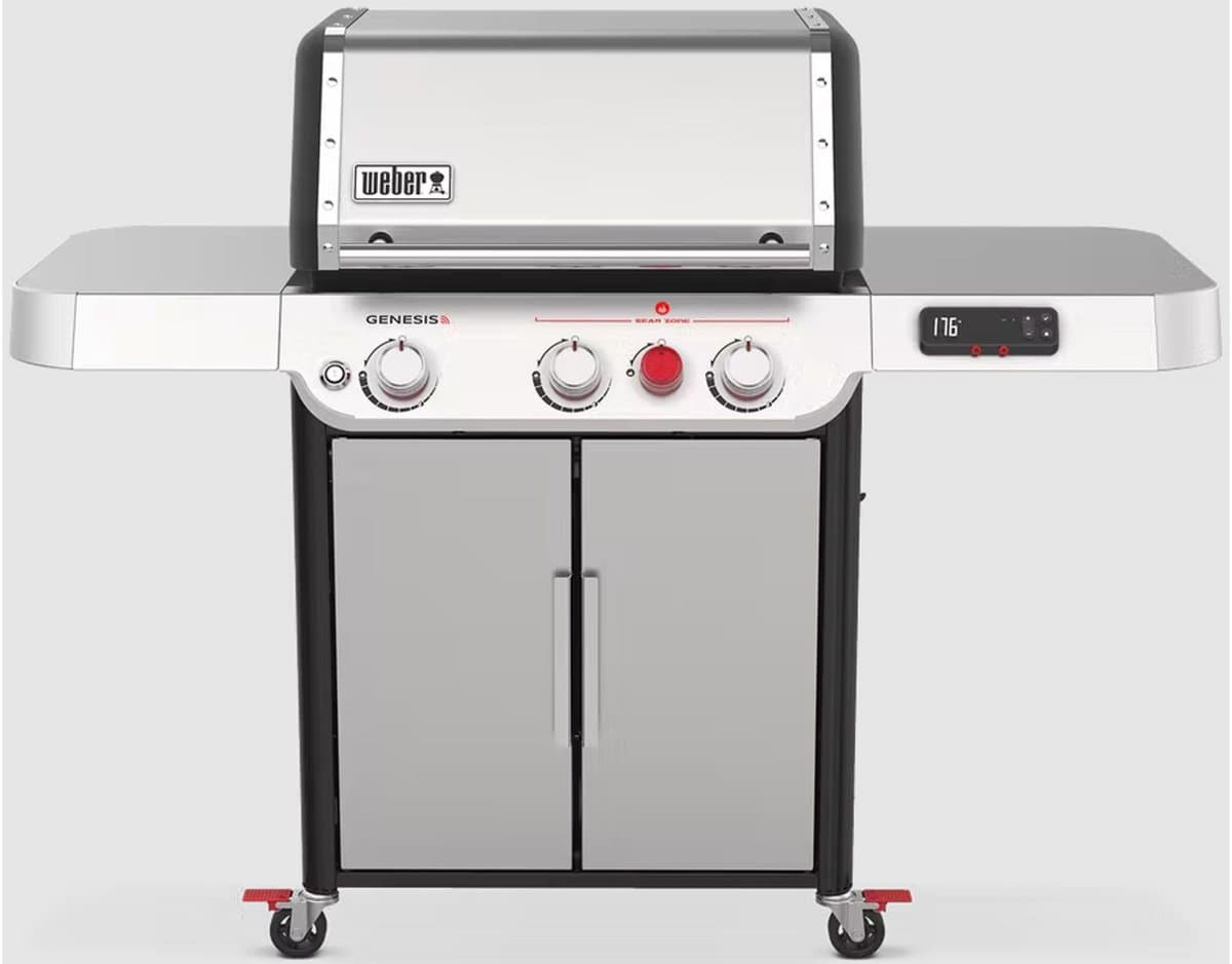 Weber Genesis SX-325s Gasbarbecue – Smart Barbecue met 3 RVS Branders – Roestvrij Staal — afbeelding 1