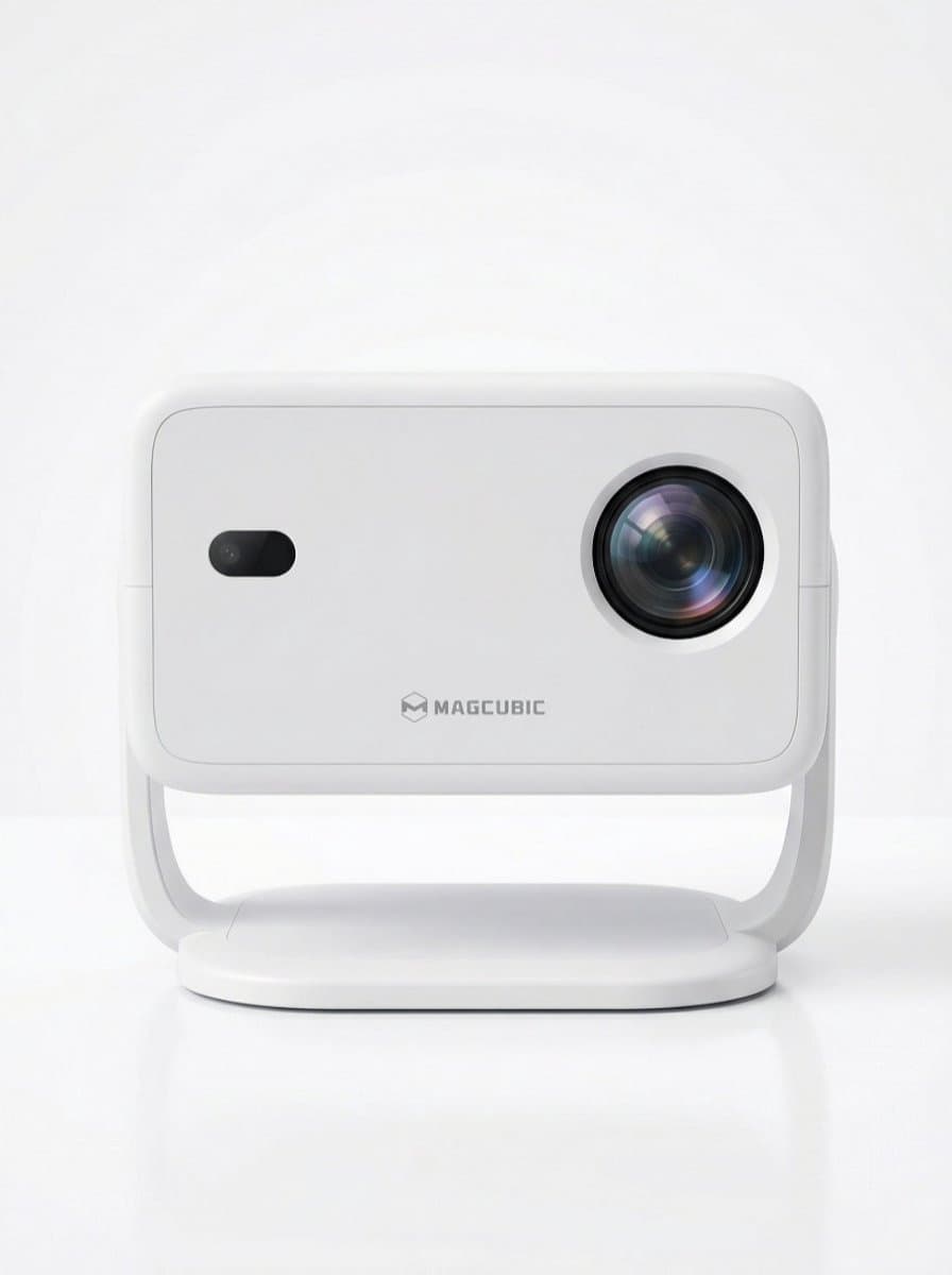 Magcubic L018 Mini Beamer – Native 1080P – 650 ANSI Lumen – Android 14 – WiFi 6 – Auto Focus – Draagbare Projector – Thuisbioscoop — afbeelding 1