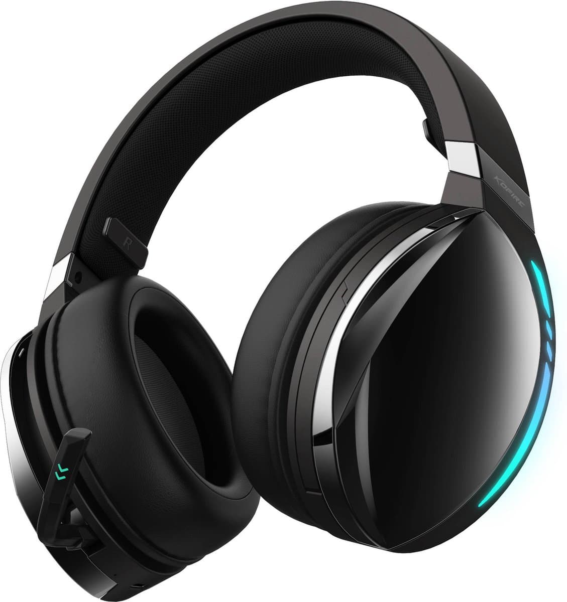 Woegel UG-06 draadloze Gaming headset – Hooftelefoon/Koptelefoon – met Microfoon – Noise Cancelling – geschikt voor PS4,PS5,PC en Nintendo Switch – zwart — afbeelding 1